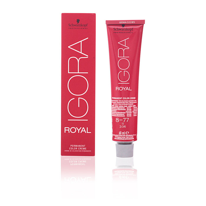 Schwarzkopf Igora Royal Cor 8-77 02/13 Louro Claro Cobre 60ml