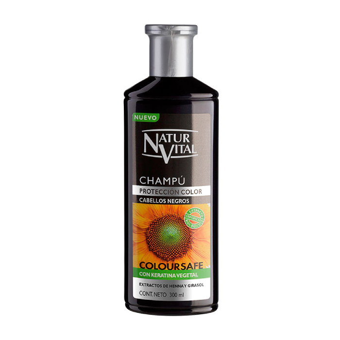Natur Vital Shampoo Protetor de Cor Cabelos Negros
