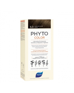 Phyto Phytocolor Coloração Permanente-5.3 Castanho Claro Dourado