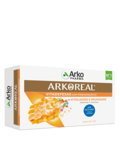 Arkoreal Geleia Real Vitaminada Sem Açúcar Ampolas 20unid.