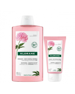 Klorane Capilar Peónia da China Pack Shampoo + Gel Condicionador