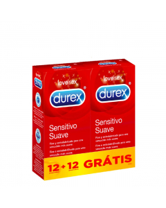 Durex Sensitivo Suave Duo Preservativos