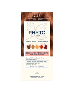 Phyto Phytocolor Coloração Permanente-7.43 Louro Acobreado Dourado