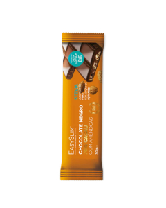 Easyslim Chocolate Negro e Amêndoa 70% Cacau 30g