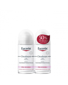 Eucerin Duo Roll-On Desodorizante 24h Preço Especial 2x50ml