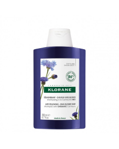 Klorane Centáurea Bio Shampoo Cabelos Grisalhos 200ml