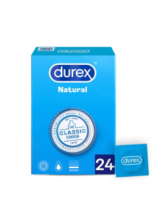Durex Love Sex Natural Plus Preservativos 24unid.