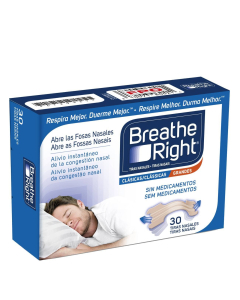 Breathe Right Tiras Nasais Tamanho Grande 30unid.