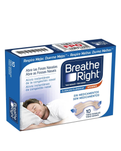 Breathe Right Tiras Nasais Tamanho Grande 10unid.