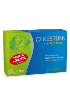 Cerebrum Ginkgo Biloba Cápsulas 30+10un.