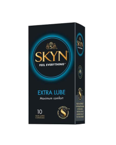 Skyn Extra Lube Preservativos Lubrificados Sem Látex 10unid.