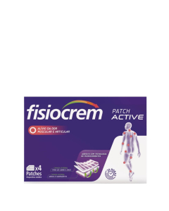 Fisiocrem Patch Active Adesivos Dores Musculares 4unid.