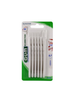 Gum Trav-Ler Escovilhões Bidirecionais 0.7mm 6un.