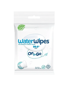 WaterWipes On The Go Toalhitas Suaves e Biodegradáveis 10unid.