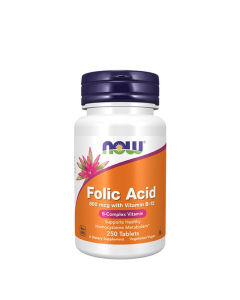 Now Ácido Fólico 800mcg Comprimidos 250un.