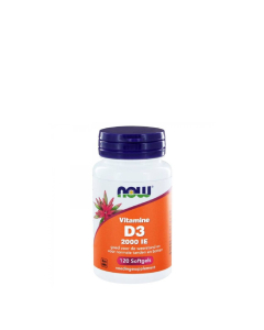 Now Vitamin D3 2000 U.I. Cápsulas Moles 120un.