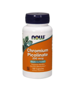 Now Chromium Picolinate 200mcg Cápsulas Vegetais 100un.