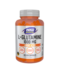 Now Desporto L-Glutamine 1000mg Cápsulas Vegetais 120un.