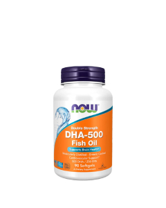 Now DHA-500 Óleo de Peixe Cápsulas Cérebro 90unid.