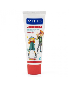 Vitis Junior Gel Dentrífico Anticáries Sabor Tutti Frutti 75ml