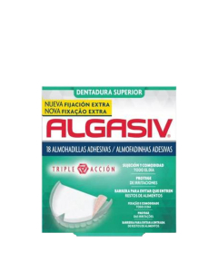 Algasiv Almofadinhas Adesivas Dentadura Superior 18unid.