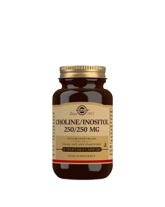 Solgar Colina Inositol Cápsulas Vegetais Função Hepática 50un.