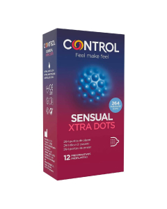 Control Sensual Xtra Dots Preservativos 12unid.