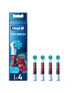 Oral-B Kids Spiderman Recargas para Escova Elétrica 4unid.