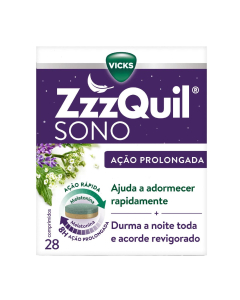Zzzquil Sono Ação Prolongada Comprimidos 28unid.