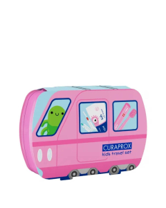 Curaprox Kids Kit Viagem Rosa