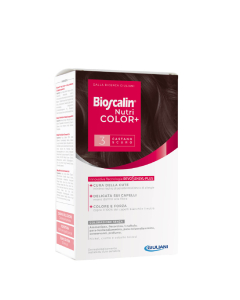 Bioscalin Nutricolor+ Coloração Permanente Cobertura Total - 3 Castanho Escuro