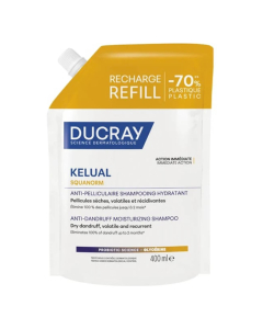 Ducray Kelual-Squanorm Shampoo Caspa Seca Regulador Recarga 400ml