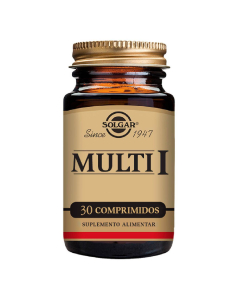 Solgar Multi I Vitaminas e Minerais suplemento em comprimidos 30unid.