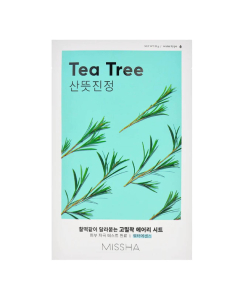 Missha Airy Fit Tea Tree Máscara de Tecido Purificante e Calmante 19g