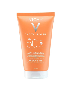 Vichy Capital Soleil Leite Protetor Solar Hidratante Familiar FPS50+ 150ml