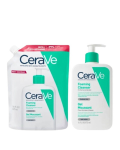 CeraVe Foaming Cleanser Gel Espuma Purificante 473ml + Refill 473ml
