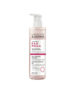 A-Derma Exomega Rosto Gel Desmaquilhante 200ml