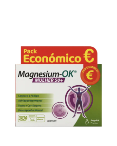 Magnesium-OK Mulher 50+ Vitalidade e Ossos Comprimidos 90un (3x30un.)