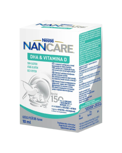 Nancare DHA+Vitamina D Suplemento Alimentar Desenvolvimento e Imunidade 10ml