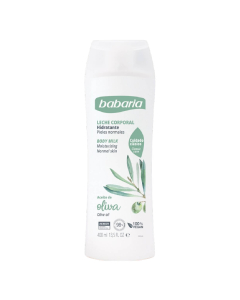 Babaria Cuidado Corporal Olive Leite Hidratante Óleo de Oliveira e Elasticidade 400ml