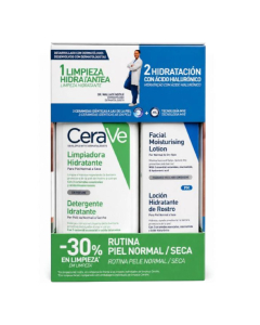 CeraVe Hydrating Pack Loção de Limpeza 236ml + Loção Facial Hidratante 52ml