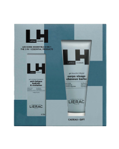 Lierac Homme Coffret Gel Hidratante Energizante 50ml + Gel de Duche Revitalizante 200ml