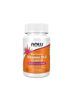 Now Vitamin D-3 10000 UI Cápsulas Moles 120un.