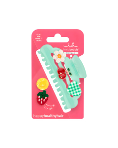 Invisibobble Clipstar MYCLAW Mola de Cabelo Personalizável com Pendentes Picnic Pop Edição Limitada 1 Unidade + 5 Pendentes