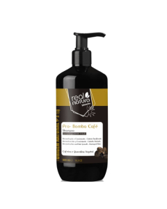 Real Natura Pro-Reparação Bomba Café Shampoo Sem Sal 500ml