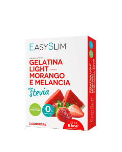 Easyslim Gelatina Light Hipoproteica de Melão e Melancia com Stevia 2x15g