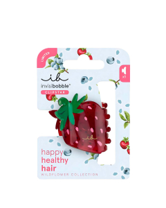 Invisibobble Clipstar Coleção Wildflower Berry Brighter Acessório de Cabelo Fixação Forte Edição Limitada