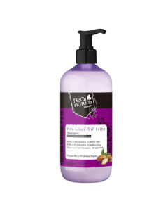 Real Natura Pro-Lisos Shampoo Anti-Frizz Sem Sal 500ml