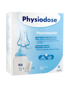 Physiodose Physiodouche Kit Irrigador Nasal + 30 saquetas