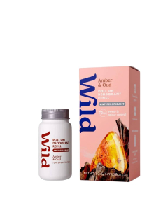 WILD Desodorizante Natural Roll-On AT Recarga Âmbar e Ágar 50ml